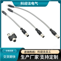 船用導航連接器M12防水5針5孔CAN通信