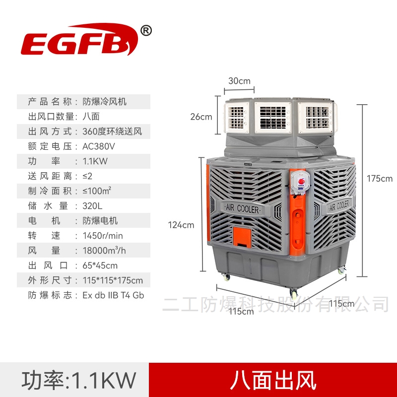 科技护航安全生产：EGFB 防爆冷风机破解危险环境降温难题