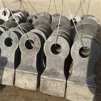 矿山高铬合金砂石破碎机合金锤头耐磨件